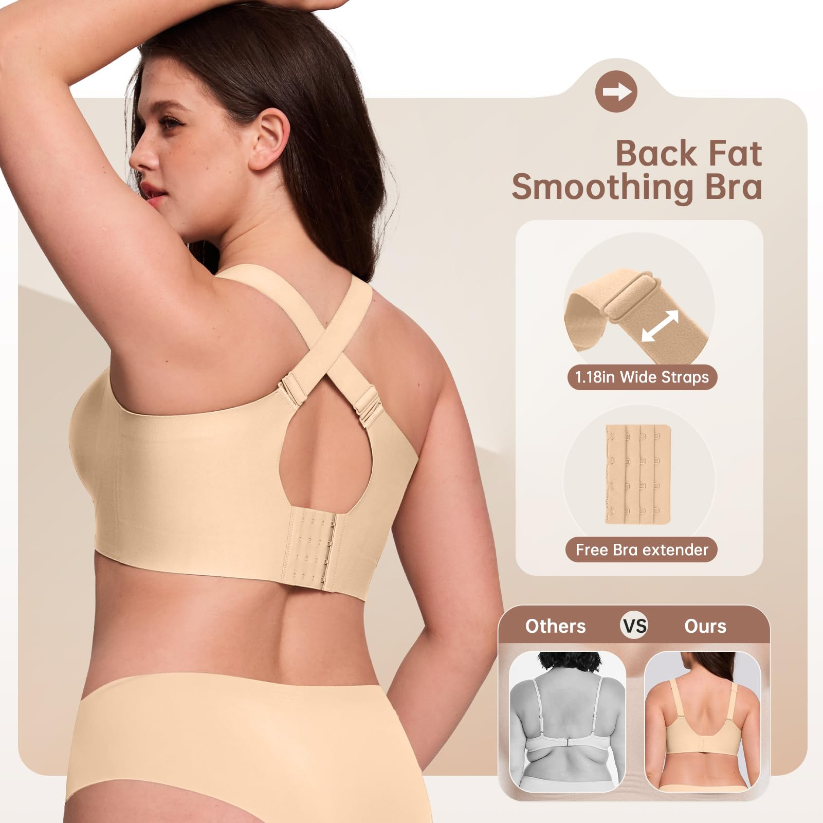 حمالة صدر نسائية لاسلكية بمقاس - مراجعة Full Coverage Bra وسعره